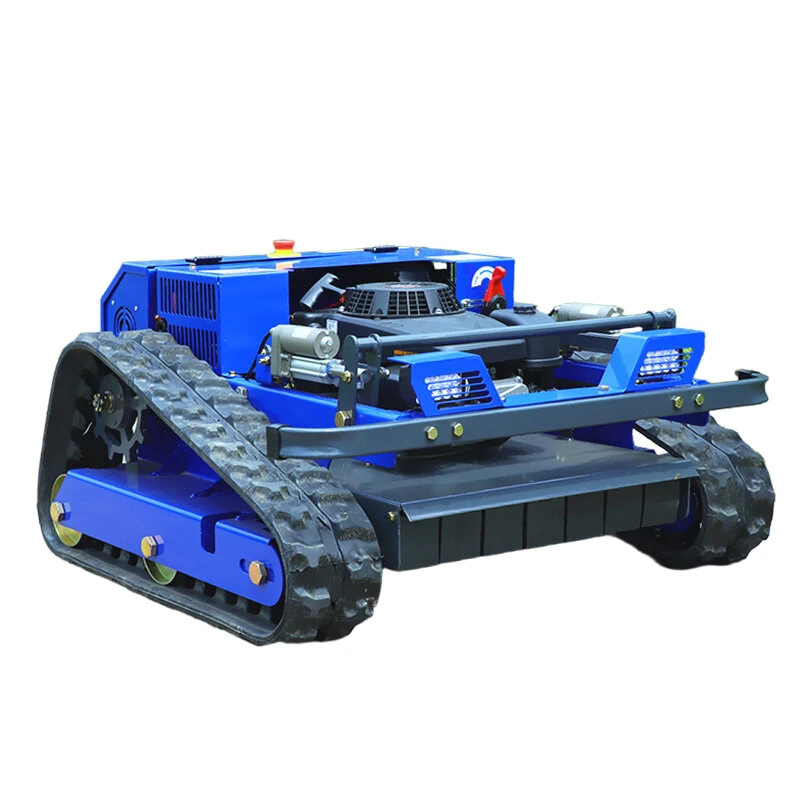 Remote Control Lawn Mower AWY-550 550mm Cutting Width Loncin 224cc Engine 45 Degree Gradeability Adjustable Cutting Height 1500m²/h Mowing Efficiency Electric Lift