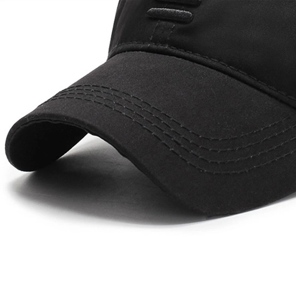 Men's Outdoor Baseball Cap Fashion Soft Adjustable Sun Protection Casual Hat for Spring Autumn Travel Daily Sports