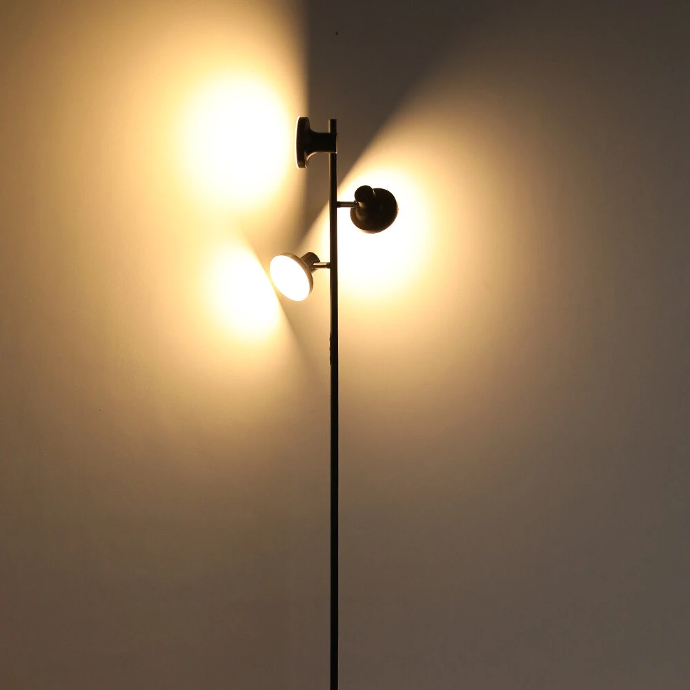 BlitzWill® BWL-FL3 36W 3-Head Floor Lamp 2500LM 2700~6500K Color Temperature 10-Level Brightness Dimmable Magnetic Remote & Touch Control