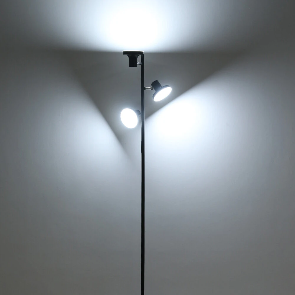 BlitzWill® BWL-FL3 36W 3-Head Floor Lamp 2500LM 2700~6500K Color Temperature 10-Level Brightness Dimmable Magnetic Remote & Touch Control