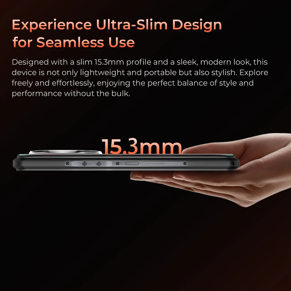 [EU Direct] Oukitel WP55 5G 108MP Triple Camera 36GB RAM 256GB ROM 6.6 inch 120Hz 11000mAh 33W Fast Charge Android 15 Dimensity 7025 NFC IP68 IP69K Waterproof Rugged Smartphone