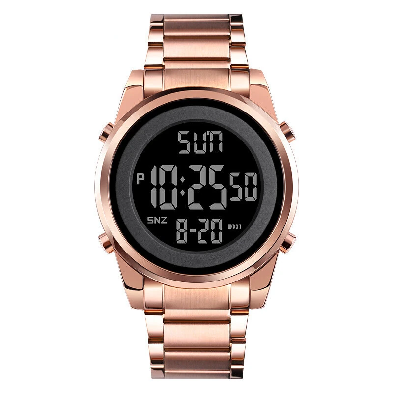 SKMEI Men's LED Night Light Digital Watch Multifunctional Digital Timing Alarm Wristwatches, Ideal Choice For Gifts Men Watch