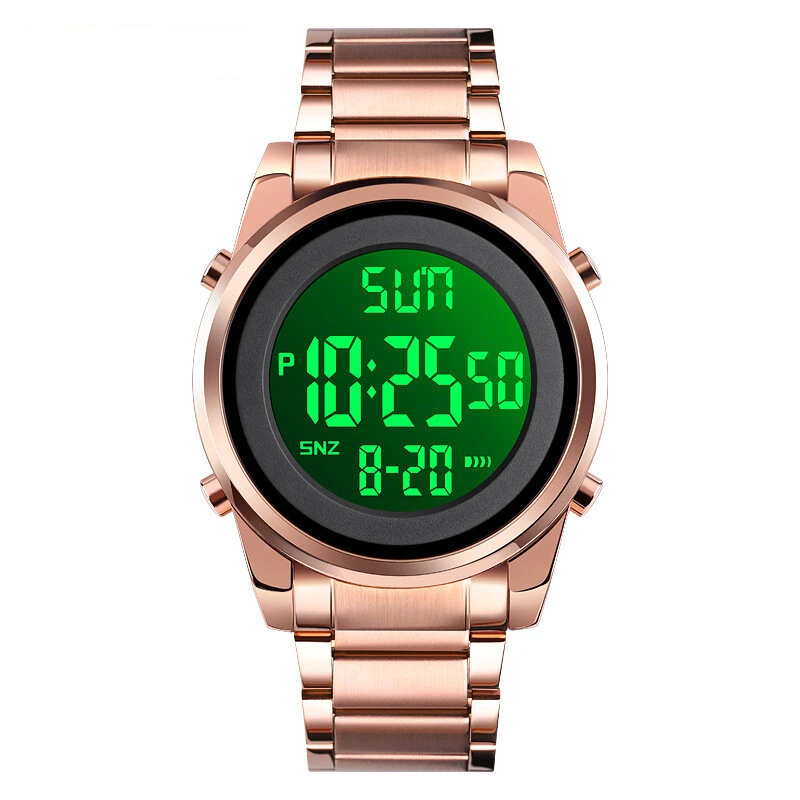 SKMEI Men's LED Night Light Digital Watch Multifunctional Digital Timing Alarm Wristwatches, Ideal Choice For Gifts Men Watch