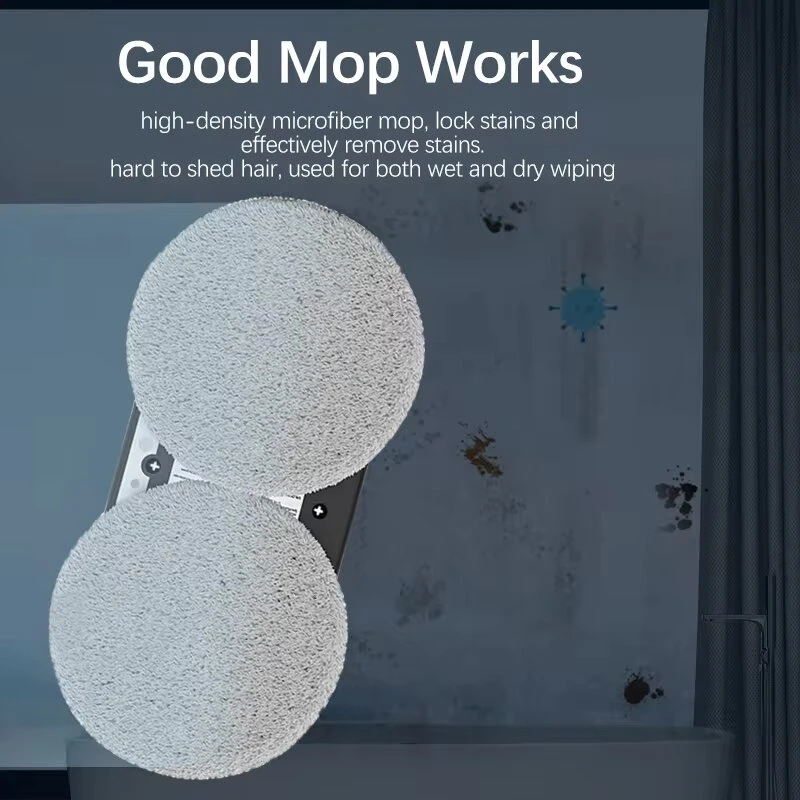 Electric Window Cleaner Robot With Remote Control Smart Glass Cleaning Robotic with 5600Pa Strong Suction Window Cleaning Robot for Windows Tiles Class Door