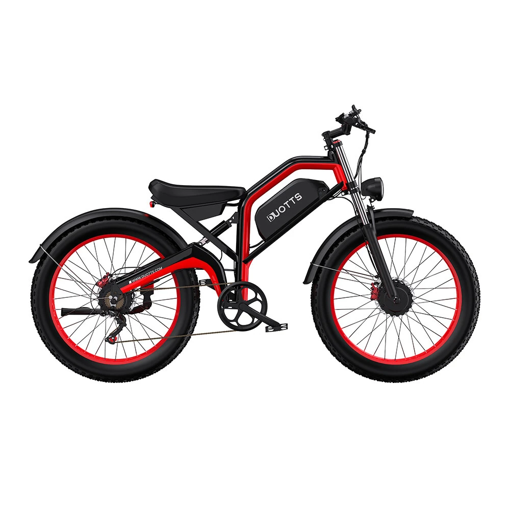[EU DIRECT] DUOTTS N26 Electric Bike 48V 20Ah Battery 750W*2 Dual Motors 26*4.0inch Fat Tires 80-100KM Max Mileage 150KG Max Load Electric Bicycle