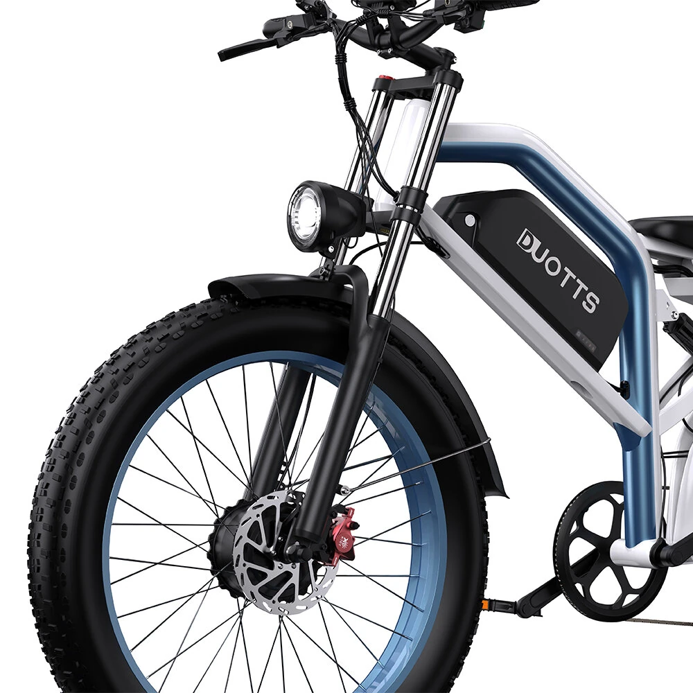 [EU DIRECT] DUOTTS N26 Electric Bike 48V 20Ah Battery 750W*2 Dual Motors 26*4.0inch Fat Tires 80-100KM Max Mileage 150KG Max Load Electric Bicycle