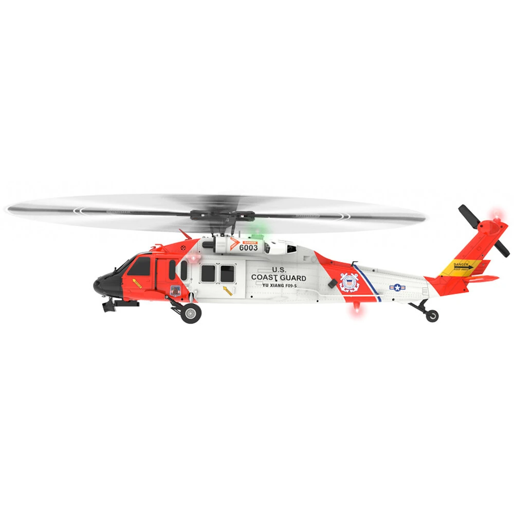 Eachine E200 EXP UH-60 SH-60 MH-60 2.4G 6CH 6-Axis Gyro Optical Flow Localization Dual Brushless Motor 1:47 Scale Flybarless RC Helicopter RTF