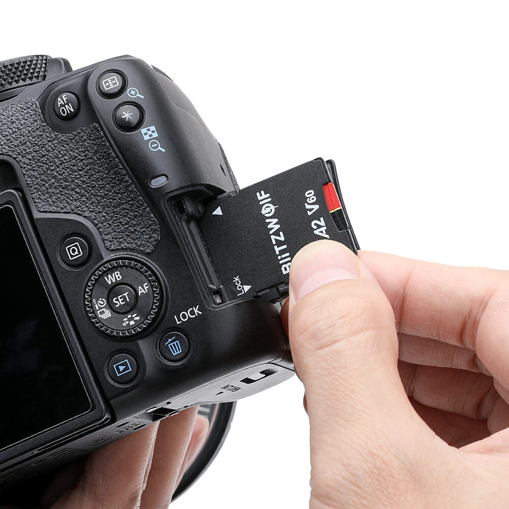 BlitzWolf® BW-TF4 Class 10 A2 V60 UHS-1 TF Memory Card 64GB 128GB 256GB 512GB Micro SD Card Read Speeds Up to 180MB/s Supports 4K UHD Video Recording