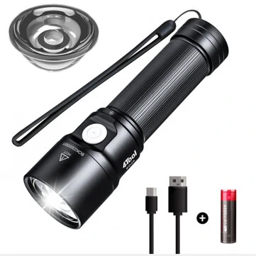NEXTOOL 4TOOL ED20 XPH50.2 2200LM TIR Lens Strong LED Floodlight Built-in 4800mAh 21700 Battery Type-C USB Rechargeable Ultra Bright Powerful Flashlight Mini Torch