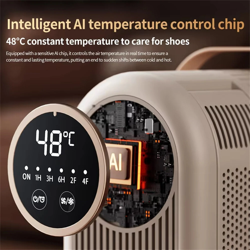 Tevorex Intelligent Shoe Dryer Foldable Electric Shoe and Boots Dryer Timing Control Household Shoe Warmer Portable Heater For Socks