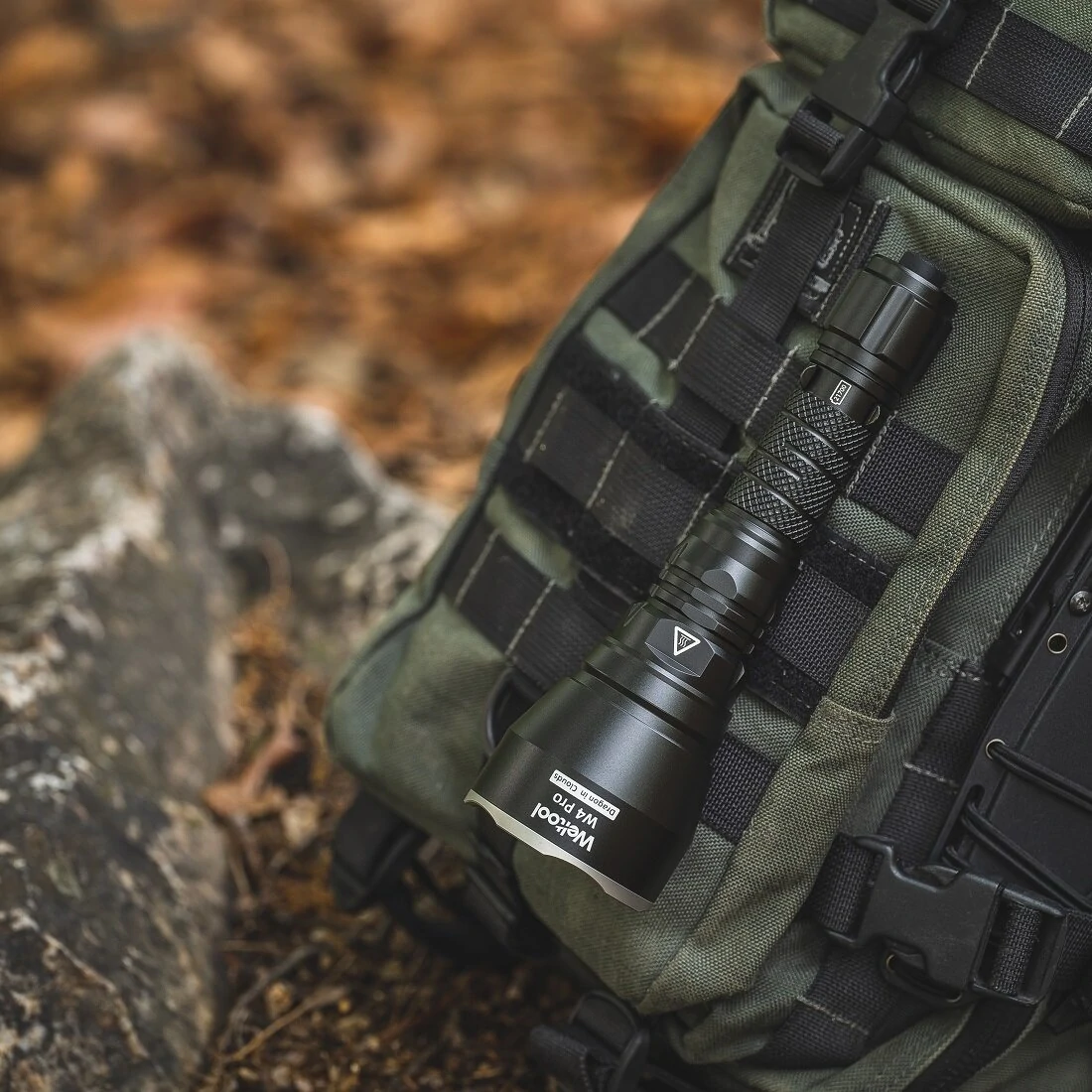 Weltool W4 Pro 568lm 3394m Super Throw LEP Flashlight Long Distance Thrower Tactical Strong Spotlight Waterproof 21700 LEP Torch Search Light