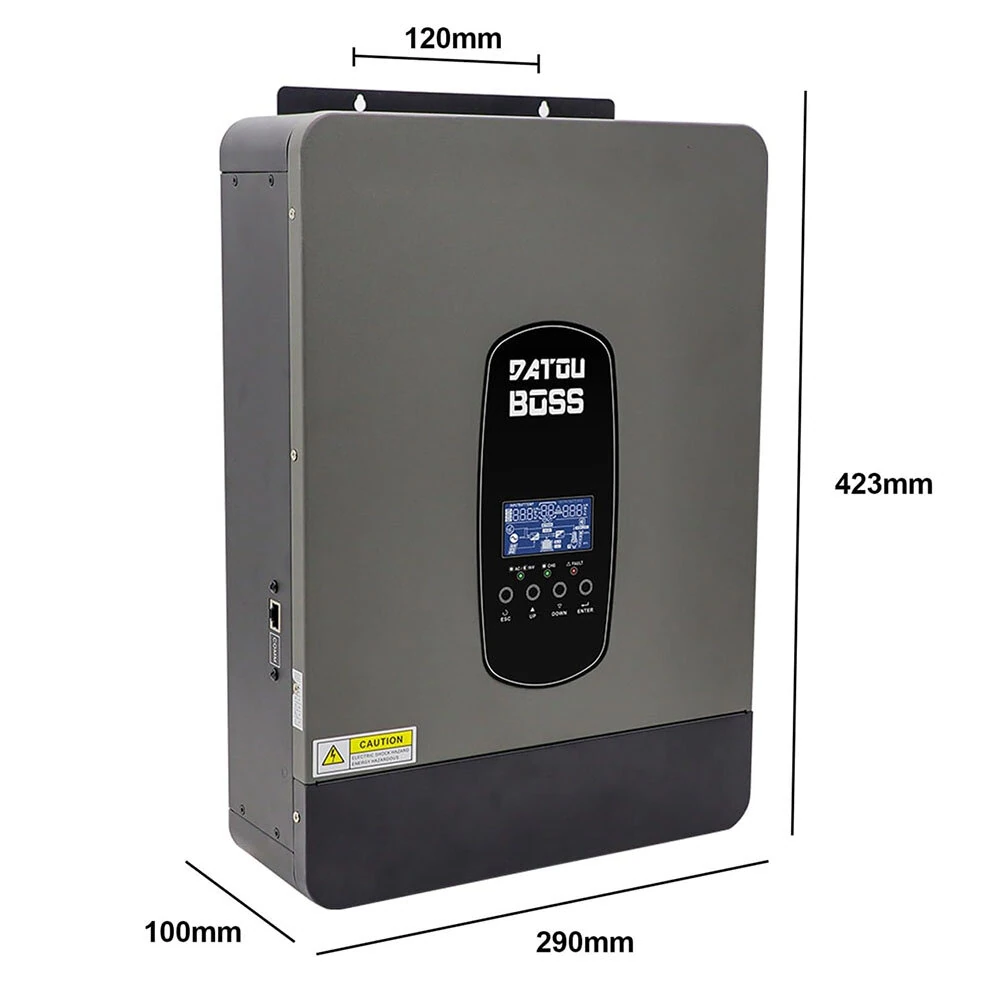 [EU Direct] DATOUBOSS 48V 6200W Pure Sine Wave Solar Hybrid Inverter With 110A MPPT Solar Controller 220V/230V Off Grid Inverter Home Solar System For Lead-acid and lithium batteries