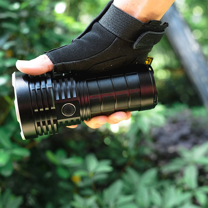HAIKELITE HK05 5*SFN60 30000LM 1000M Long Range Powerful LED Flashlight with 3*21700 Battery Type-C USB Rechargeable High Power Output Strong LED Torch