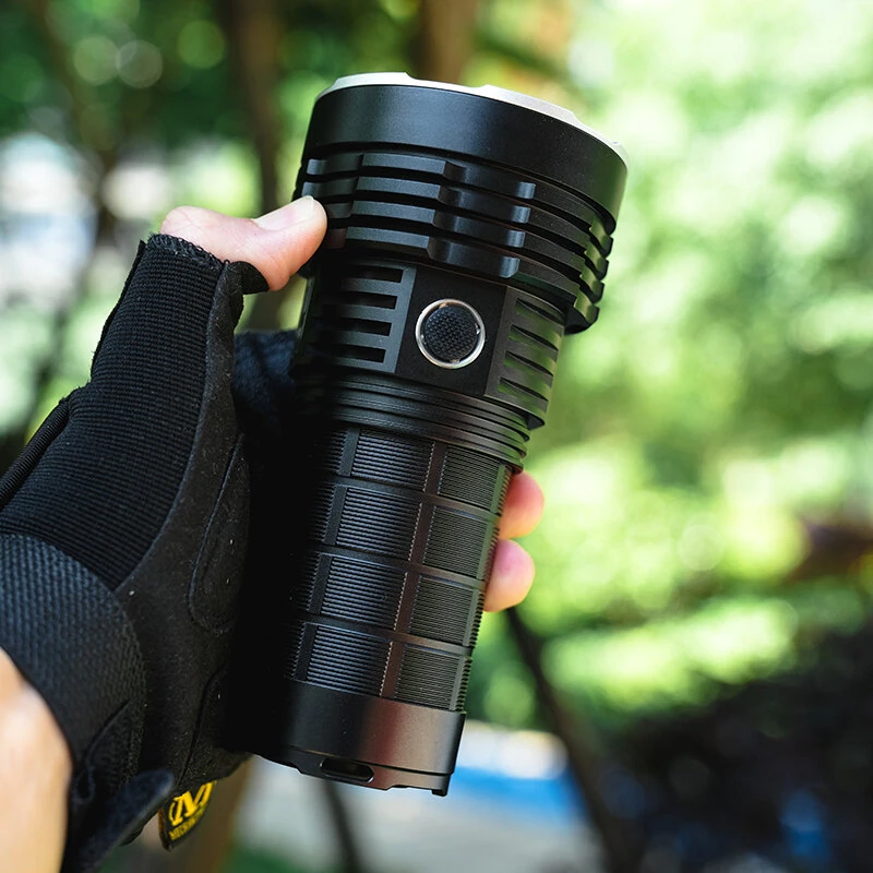 HAIKELITE HK05 5*SFN60 30000LM 1000M Long Range Powerful LED Flashlight with 3*21700 Battery Type-C USB Rechargeable High Power Output Strong LED Torch