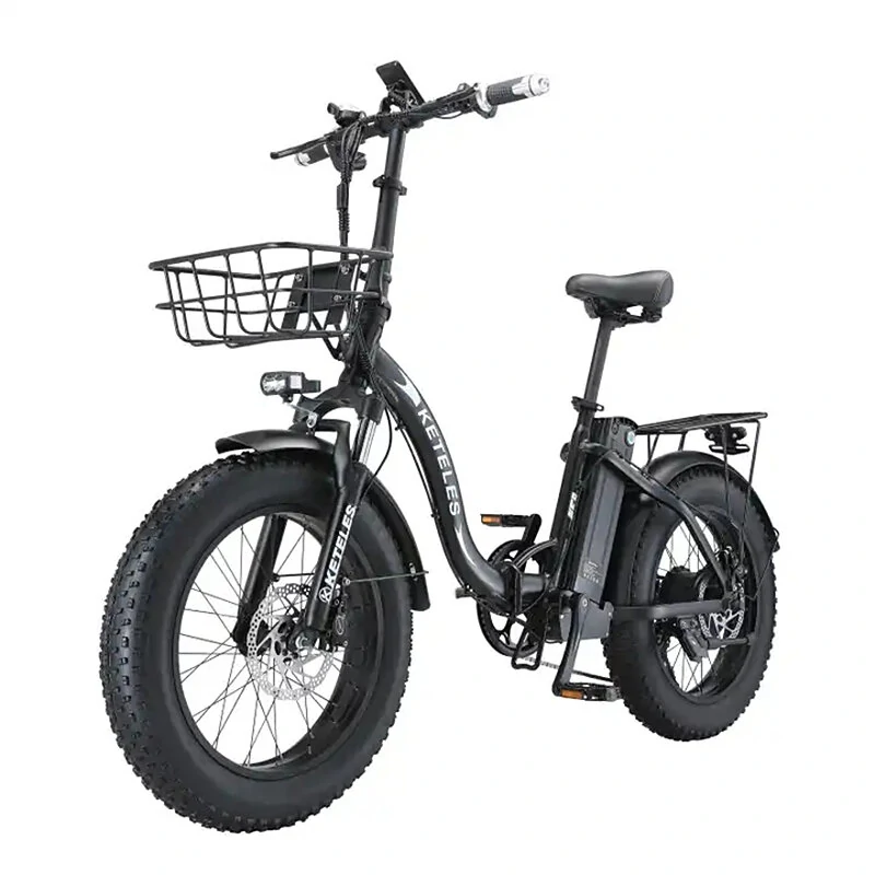 [EU DIRECT] KETELES KF9 Electric Bike 1000W Motor 18AH Battery 20inch Tires Oil Brake Color Display 60-70KM Max Mileage 200KG Max Load Folding Electric Bicyle