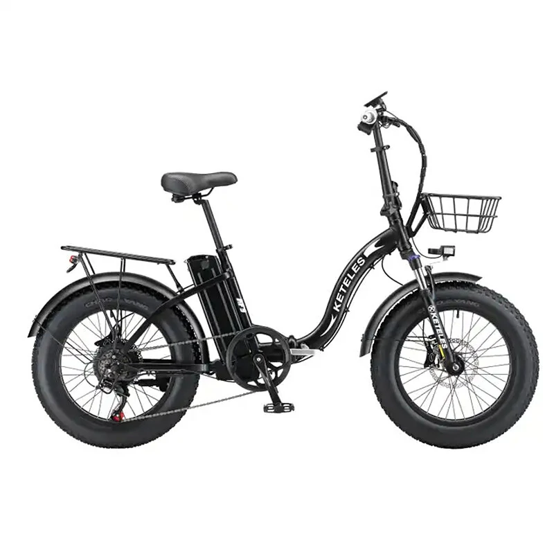 [EU DIRECT] KETELES KF9 Electric Bike 1000W Motor 18AH Battery 20inch Tires Oil Brake Color Display 60-70KM Max Mileage 200KG Max Load Folding Electric Bicyle