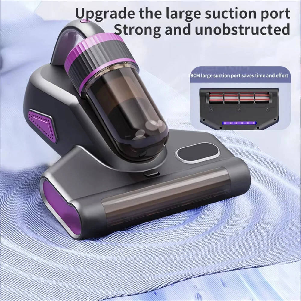 [EU Direct] NovuLife Wireless Mite Removal Vacuum Cleaner 15Kpa Powerful Suction with UV Sterilization for Mattress & Sofa
