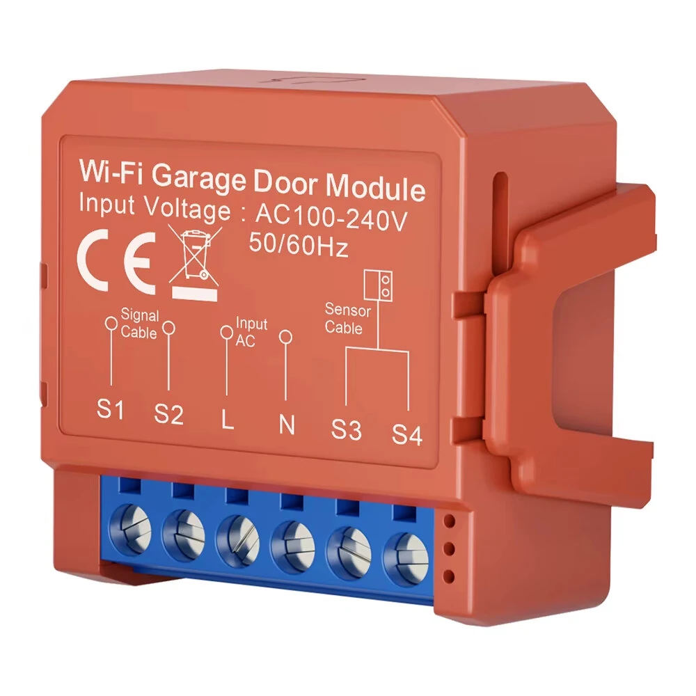 Tuya Smart WiFi Garage Door Module Switch Door Opener Controller Smart Life APP Voice Remote Control with Alexa Google Home