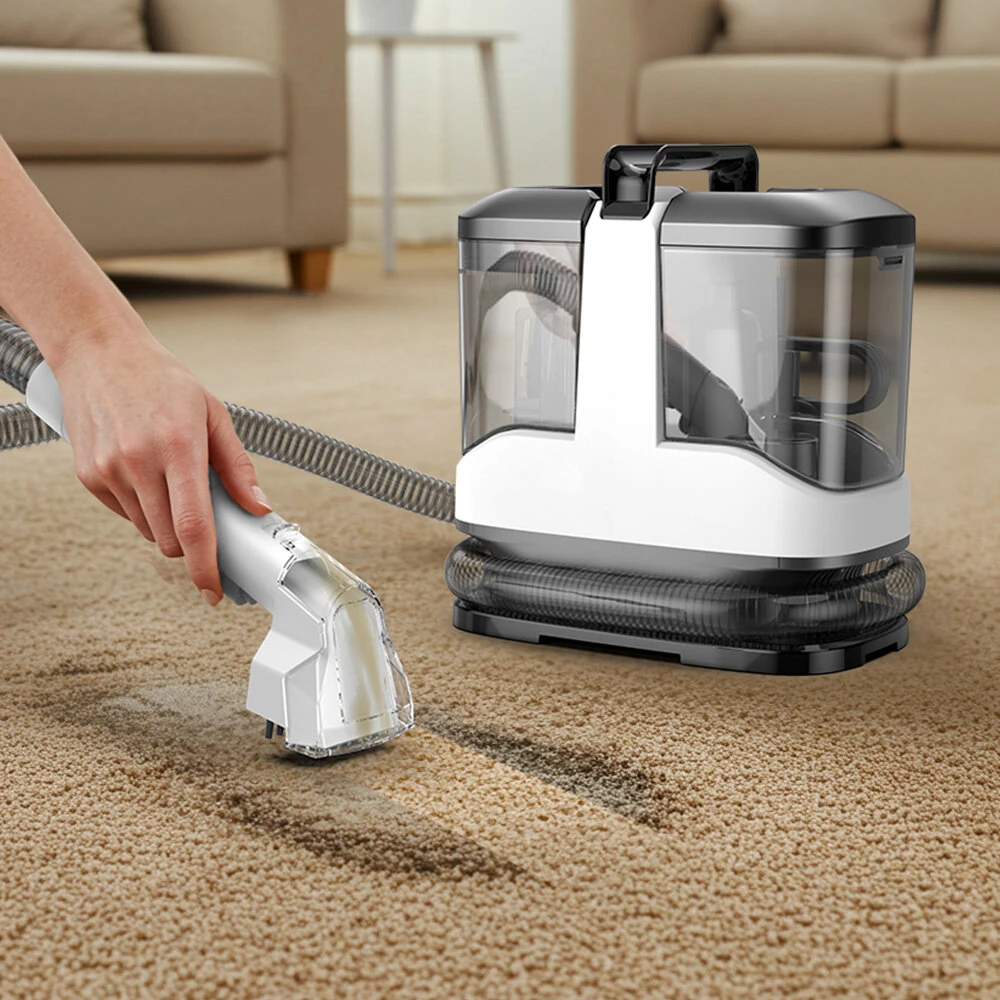 [EU Direct]Teendow C3 450W Portable Carpet Cleaner Vacuums 15kpa Spot Cleaner For Carpet And Sofa Pet Stain Remover with Dual Water Tank System