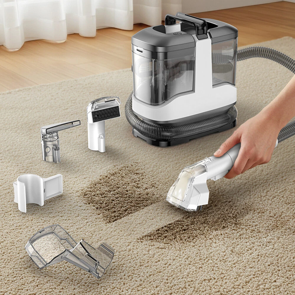 [EU Direct]Teendow C3 450W Portable Carpet Cleaner Vacuums 15kpa Spot Cleaner For Carpet And Sofa Pet Stain Remover with Dual Water Tank System