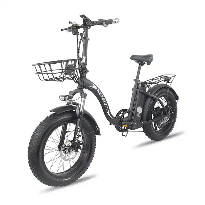 [EU DIRECT] KETELES KF9 Electric Bike 1000W Motor 48V 35AH Battery 20inch Tires Oil Brake Color Display 60KM Max Mileage 200KG Max Load Folding Electric Bicyle