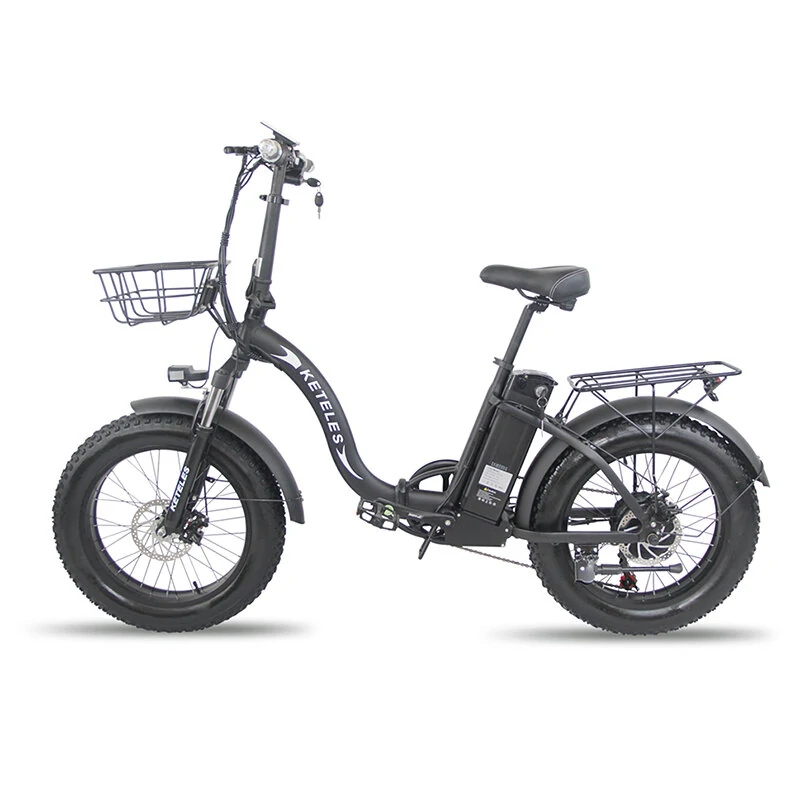 [EU DIRECT] KETELES KF9 Electric Bike 1000W Motor 48V 35AH Battery 20inch Tires Oil Brake Color Display 60KM Max Mileage 200KG Max Load Folding Electric Bicyle