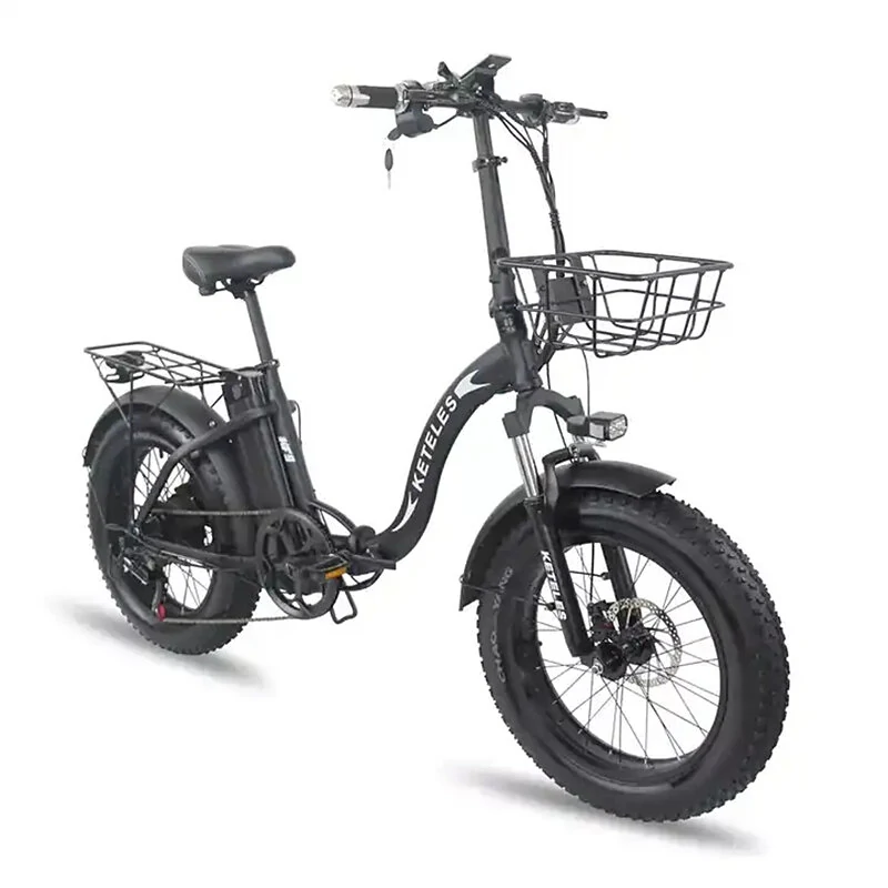 [EU DIRECT] KETELES KF9 Electric Bike 1000W Motor 48V 35AH Battery 20inch Tires Oil Brake Color Display 60KM Max Mileage 200KG Max Load Folding Electric Bicyle