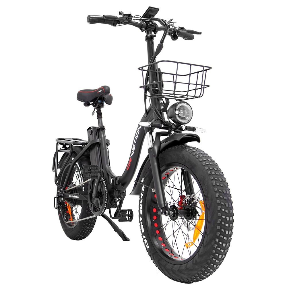 [EU DIRECT] DRVETION CT20 Electric Bike 48V 20AH SamsungBattery 750W Motor 20*4.0inch Fat Tires 80-120KM Max Mileage 150KG Max Load Folding Electric Bicycle