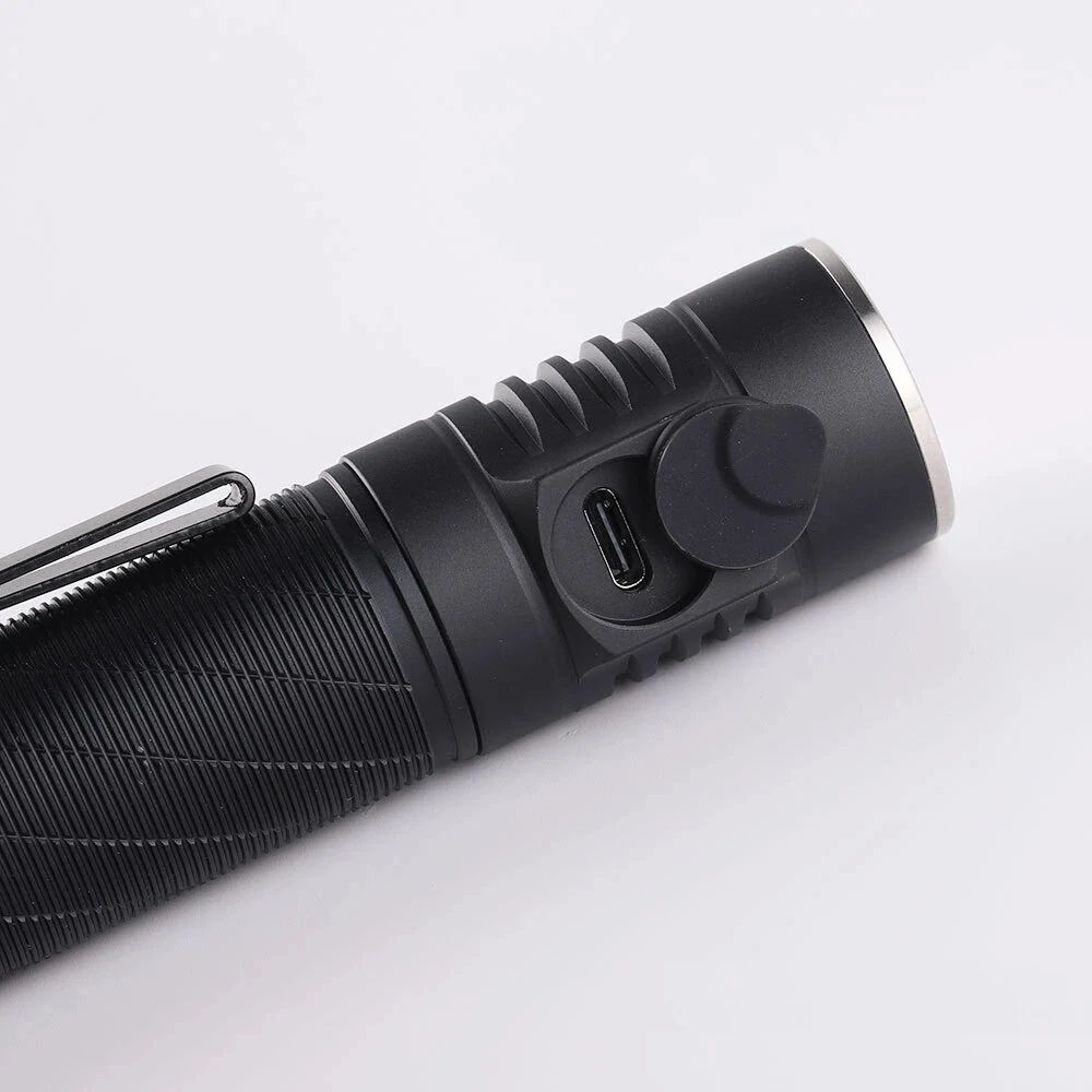 Convoy S21E SST40 SFT40 519A 2400LM USB Rechargeable LED Flashlight Type-C Charging Port 21700 Lantern Flash Light High Powerful Torch Camping Lamp Tactical Light