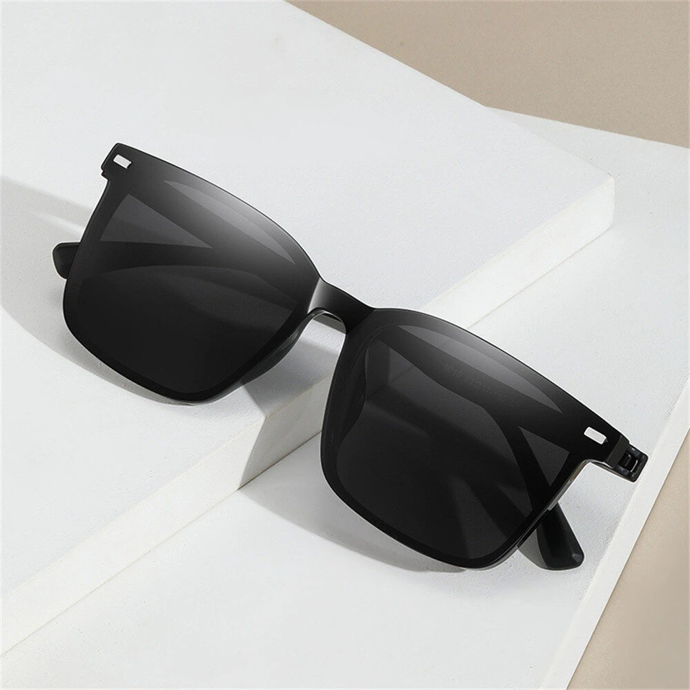 Magnetic Sunglasses for Men Women Fashion Square Lightweight Outdoor UV400 Sunshade Fishing Driving Eyeglasses