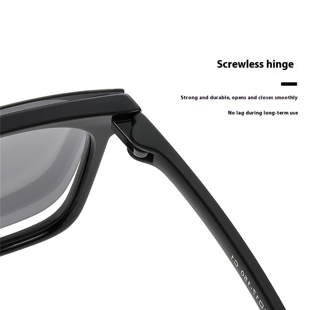 Magnetic Sunglasses for Men Women Fashion Square Lightweight Outdoor UV400 Sunshade Fishing Driving Eyeglasses