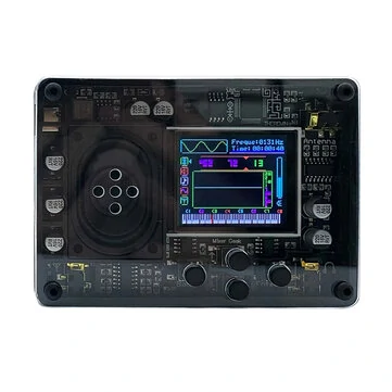 Mini Theremin Electronics Kit with Screen Display Retro Audio Player Electronic Creative Musical Instrument for Music Lover