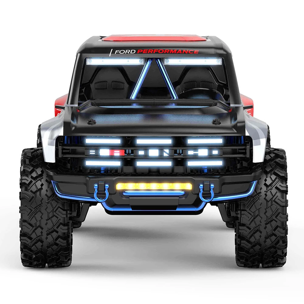 MJX H8P 1/8 2.4G 4WD 4CH Sensored Brushless Motor RC Car Crawler Vehicle Model RTR Bronco Baja 1000 Genuine Authorization with Remote Diff Locks
