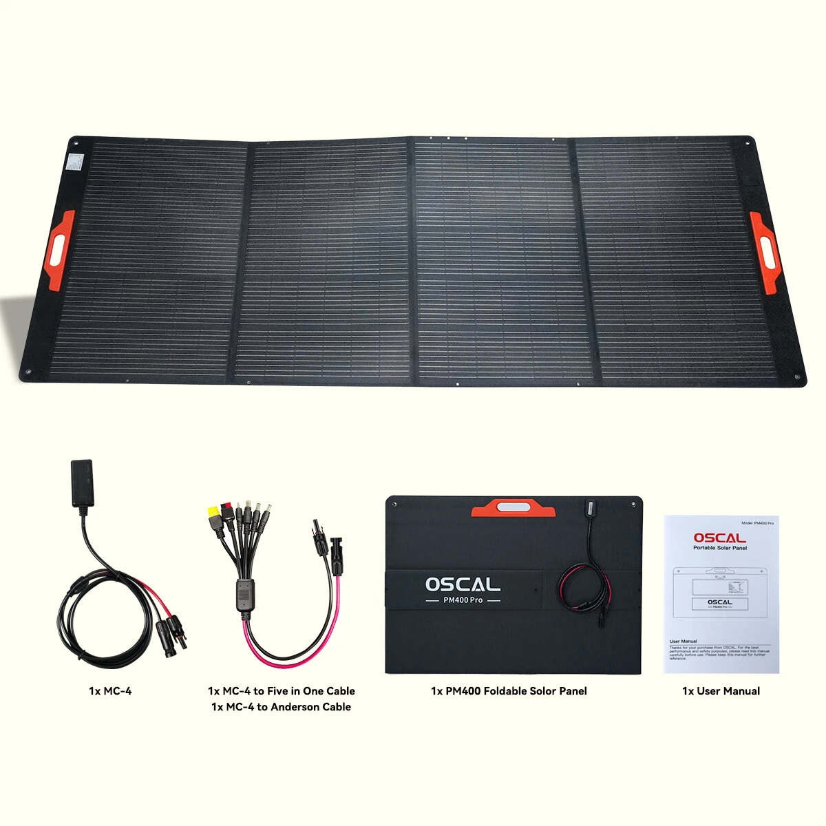 [EU Direct] Blackview OSCAL PowerMax 6000W 3600Wh Portable Power Station with Blackview Oscal PM400 PRO 400W Foldable Solar Panel, LiFePO4 Solar Generator with AC Outlets,  for Home Use, Outdoor Camping, RV Trip