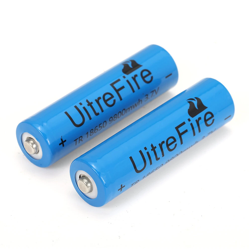 2PCS 3.7V  3000mAh 18650 Rechargeable Li-ion Battery