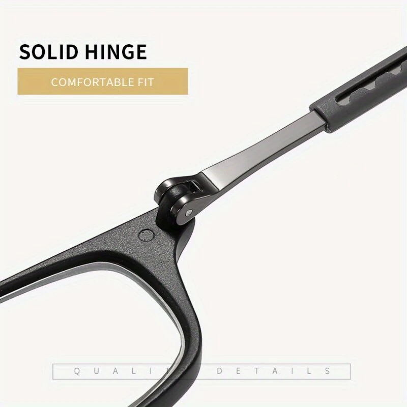 1 Pcs Lightweight Portable Soft Tape Hanging Neck Magnetic Reading Glasses Comfortable HD Anti-blue Light Presbyopia Glasses