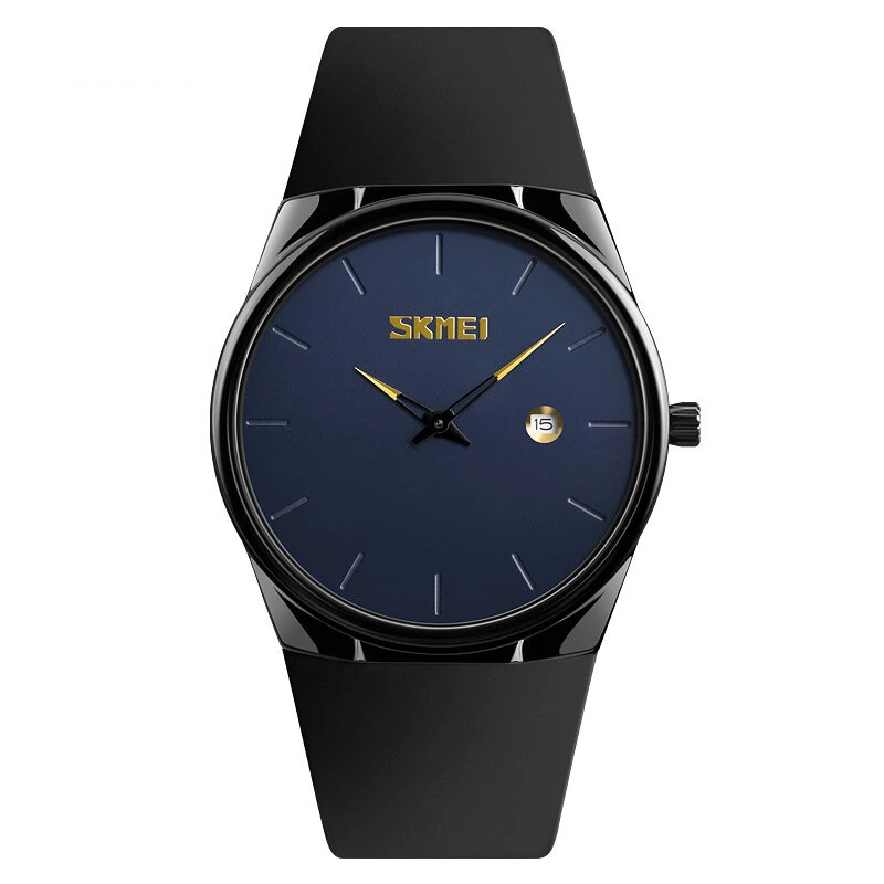 SKMEI Men's Quartz Watch Waterproof Small Dial Date Calendar Simple Fashion Sports Watch for Men Women