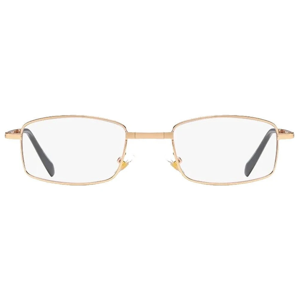 Anti Blue Light Multifocal Reading Glasses, Portable Foldable Presbyopic Glasses for Both Near Far Distances, Gold Frame Eyeglasses