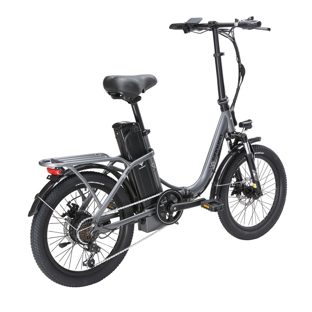 [EU DIRECT] SINOHON C20 Torque Sensor Electric Bike 18Ah 36V 250W Motor 20 Inches Tire Electric Bicycle 60-120km Mileage Max Load 120Kg ONESPORT OT16 ENGWE L20 SE Samebike CY20 CMACEWHEEL Y20 Samebike C05 PRO FaFrees F20 VAKOLE Y20