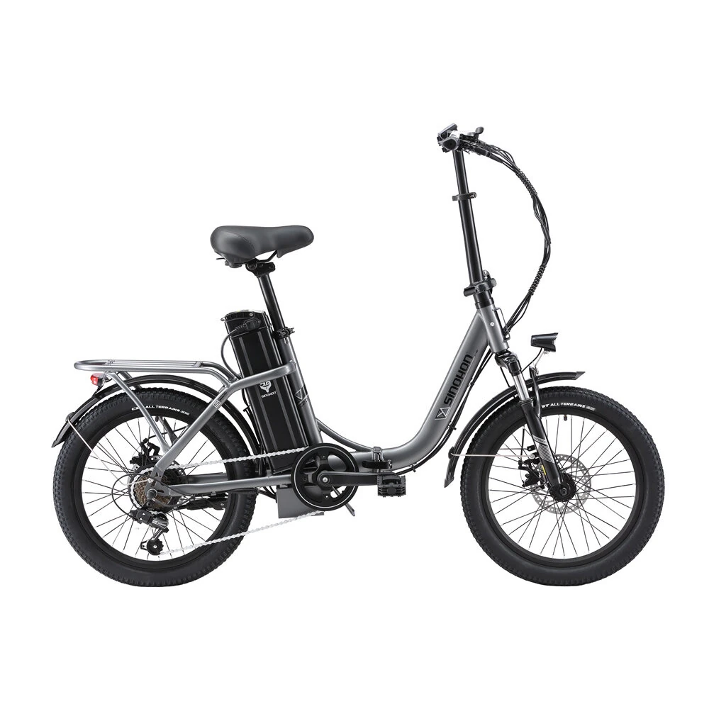 [EU DIRECT] SINOHON C20 Torque Sensor Electric Bike 18Ah 36V 250W Motor 20 Inches Tire Electric Bicycle 60-120km Mileage Max Load 120Kg ONESPORT OT16 ENGWE L20 SE Samebike CY20 CMACEWHEEL Y20 Samebike C05 PRO FaFrees F20 VAKOLE Y20