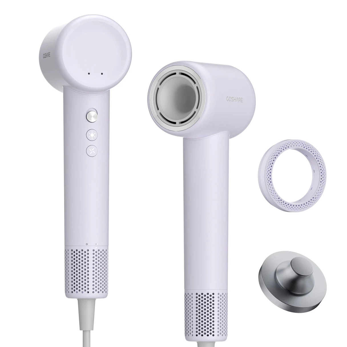 COSHARE HD20E 1300W Hair Dryer 110,000 RPM 600 Million/cm³ Negative Ions Mini Hair Dryer High-Speed Drying