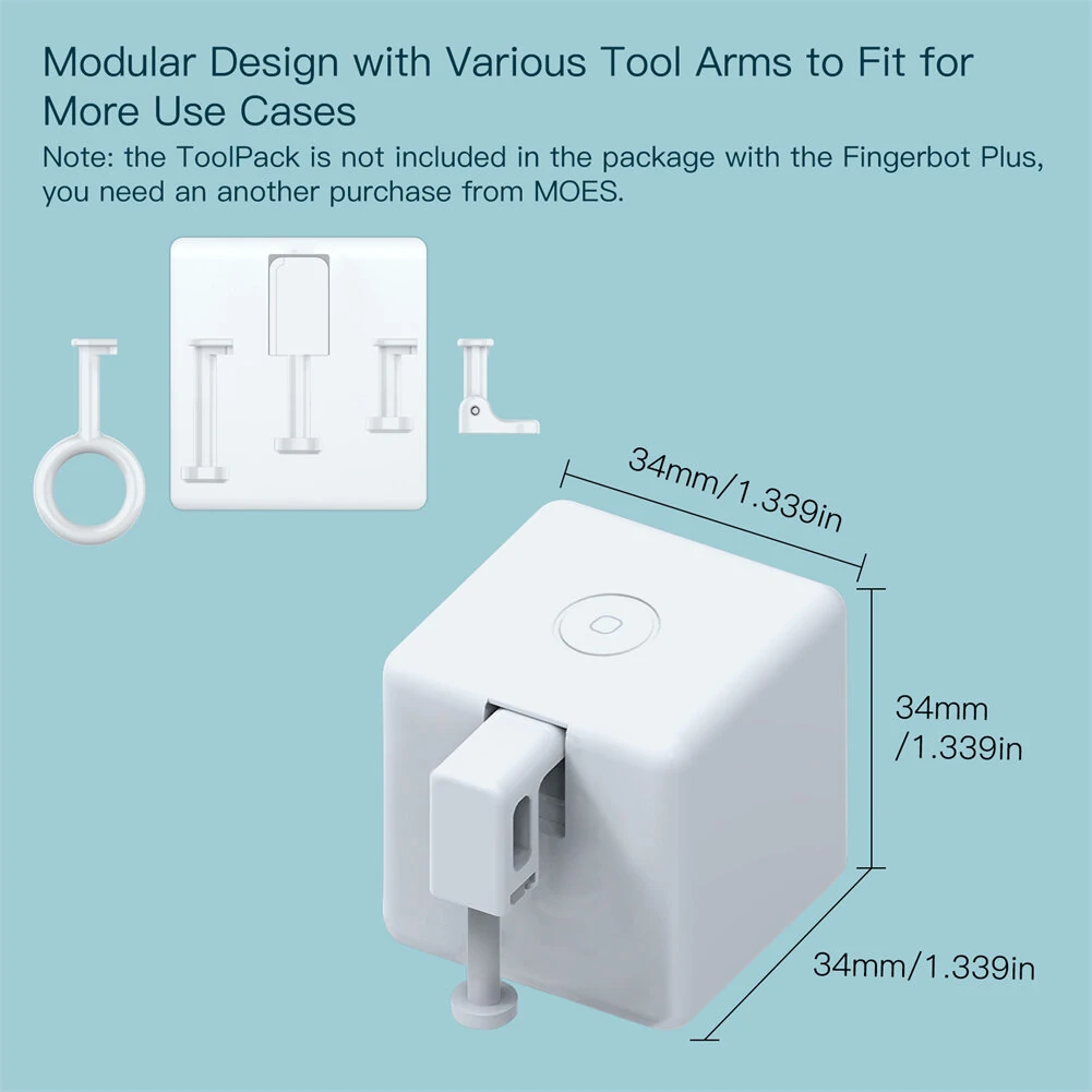 Tuya Finger Robot Switch Smart Home Bluetooth Mechanical Arms Bot Button Pusher Smart Life App Voice Control Alexa Google Home