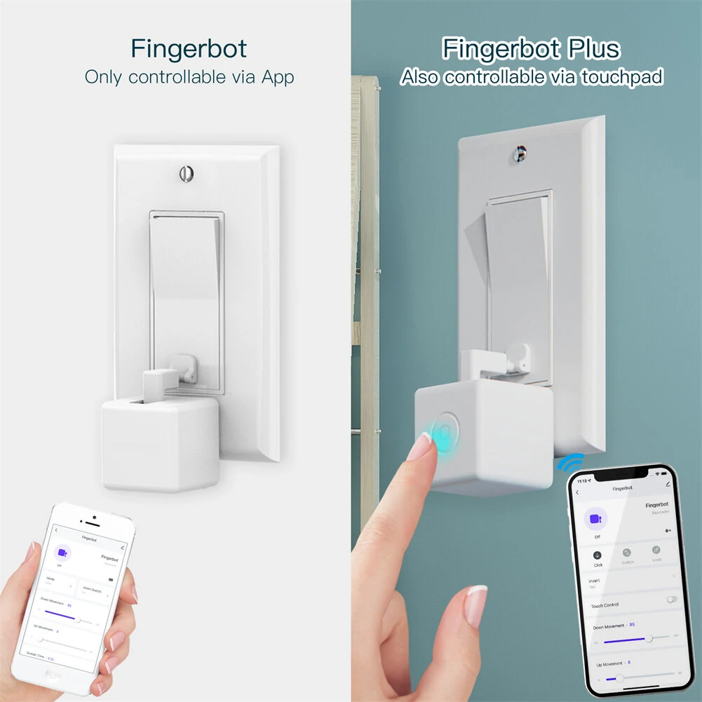 Tuya Finger Robot Switch Smart Home Bluetooth Mechanical Arms Bot Button Pusher Smart Life App Voice Control Alexa Google Home