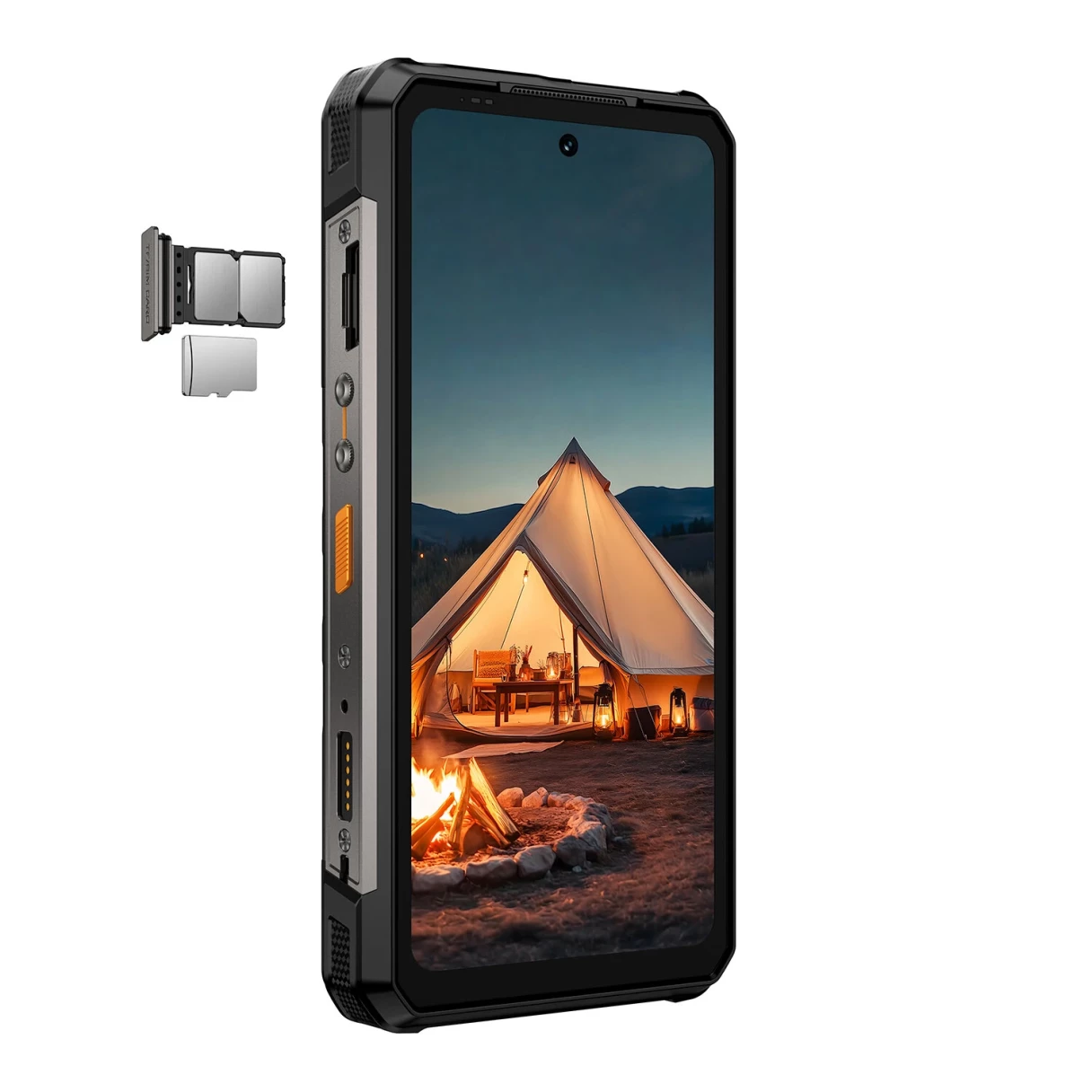 Ulefone Armor 34 5G AI 25500mAh 32GB RAM 512GB ROM 50MP Triple Camera 64MP Night Vision 6.95 inch 120Hz Versatile LED Light Warning Light 66W Fast Charge Android 15 Dimensity 7300 Android 15 NFC IP68 IP69K Waterproof Rugged Smartphone
