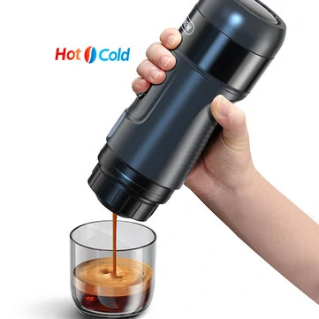 [EU Direct] HiBREW H4A portable coffee machine for car & home DC12V expresso coffee maker fit Nexpresso Dolce Pod capsule coffee powder