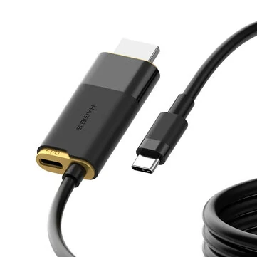 Hagibis SWC10 USB-C to HD Cable 8K 60Hz 4K 144Hz Switch 2 Steam Deck ROG Ally Screen Mirroring Adapter Cables with Support PD100W Fast Charging