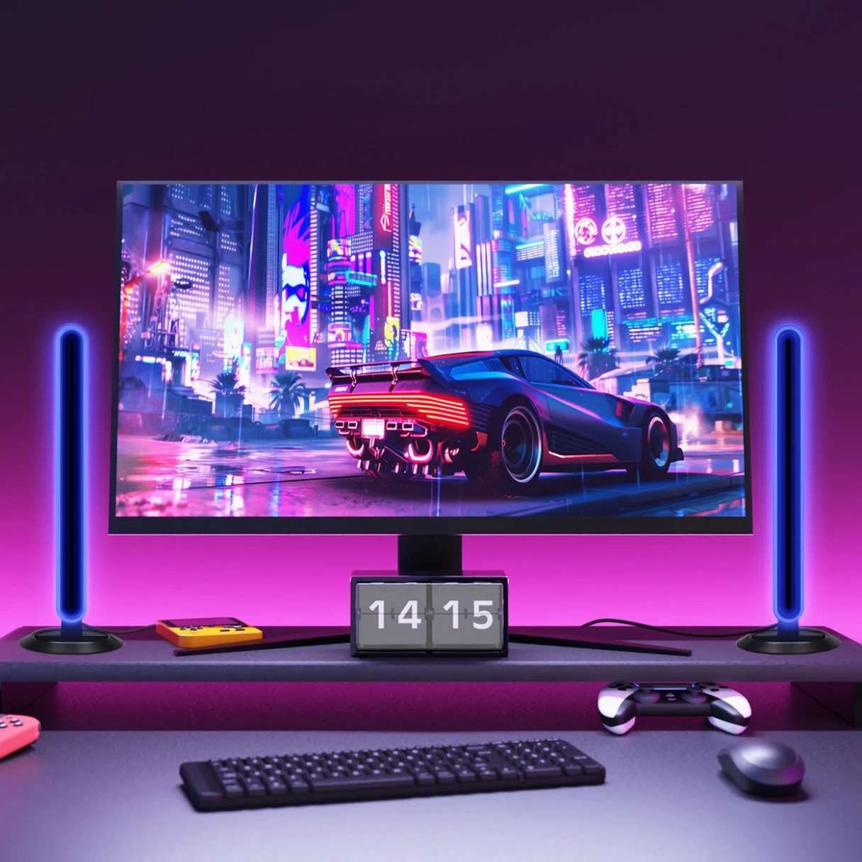 BlitzWolf BW-AL1 RGB E-Sports Desktop Ambient Llight Gaming LED Monitors Accessories APP Wireless Control for iOS/Android Device
