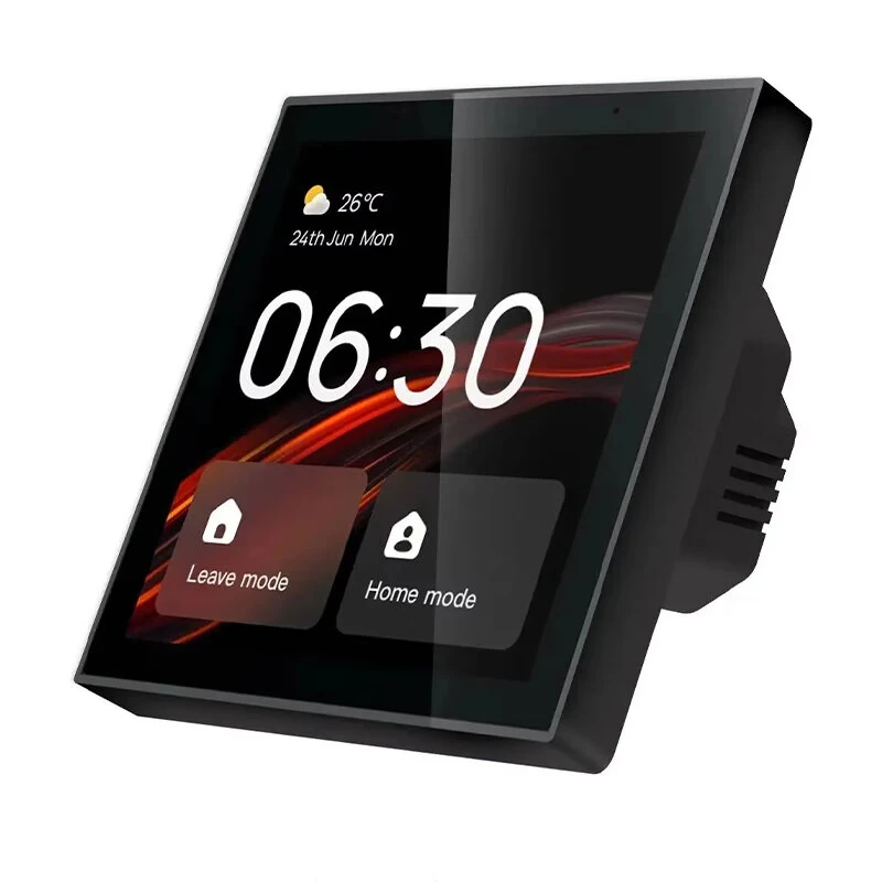 Tuya Wifi 4-inch Smart Touch Screen Center Control Panel Voice Control with Built-in Alexa ZigBe Gateway Built-in for Multiple Intelligent Scenes Linux System