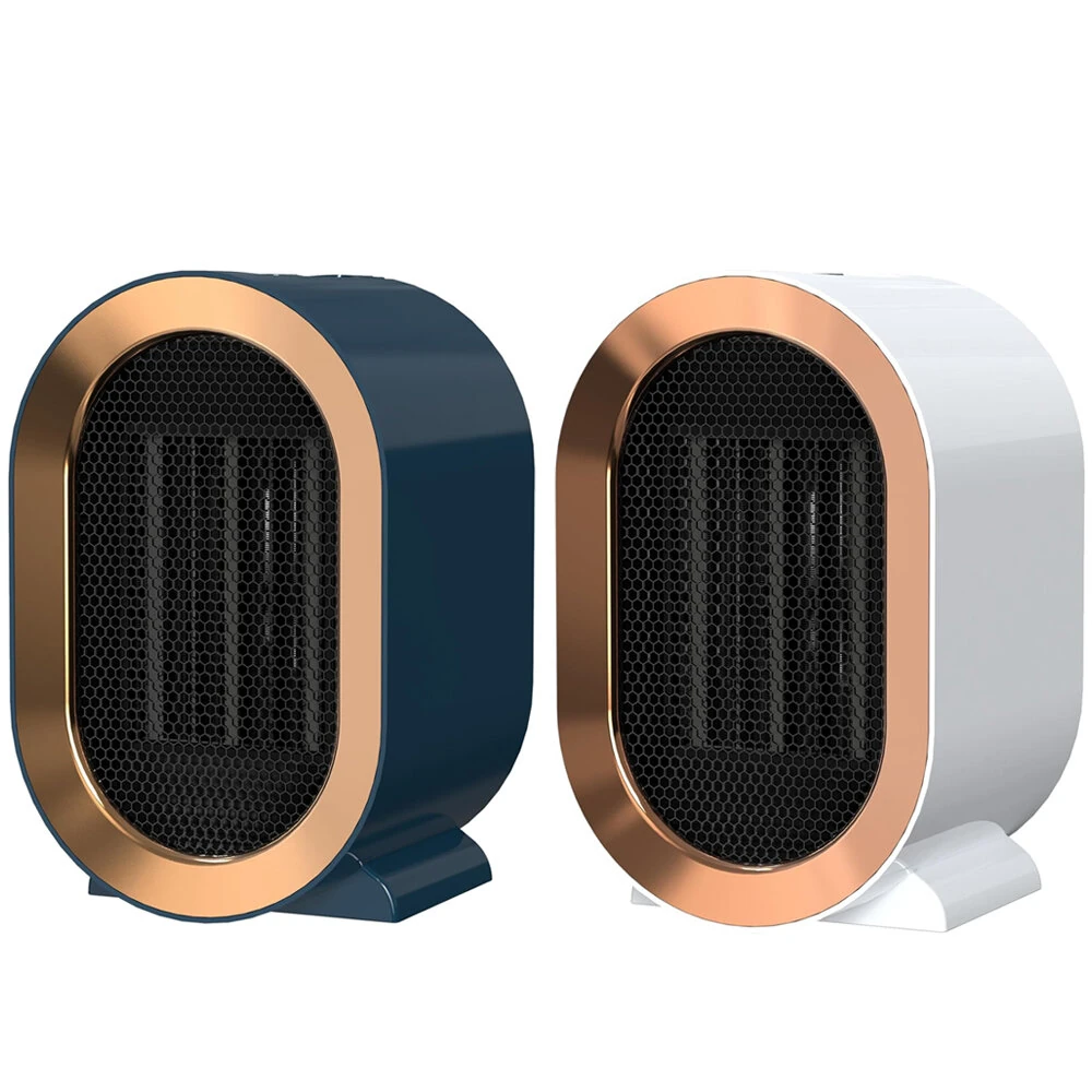 1200W Ceramic Space Heater Flame Retardant Compact Design Overheating Protection Portable Electric Heater for Desk Small Room Office Winter