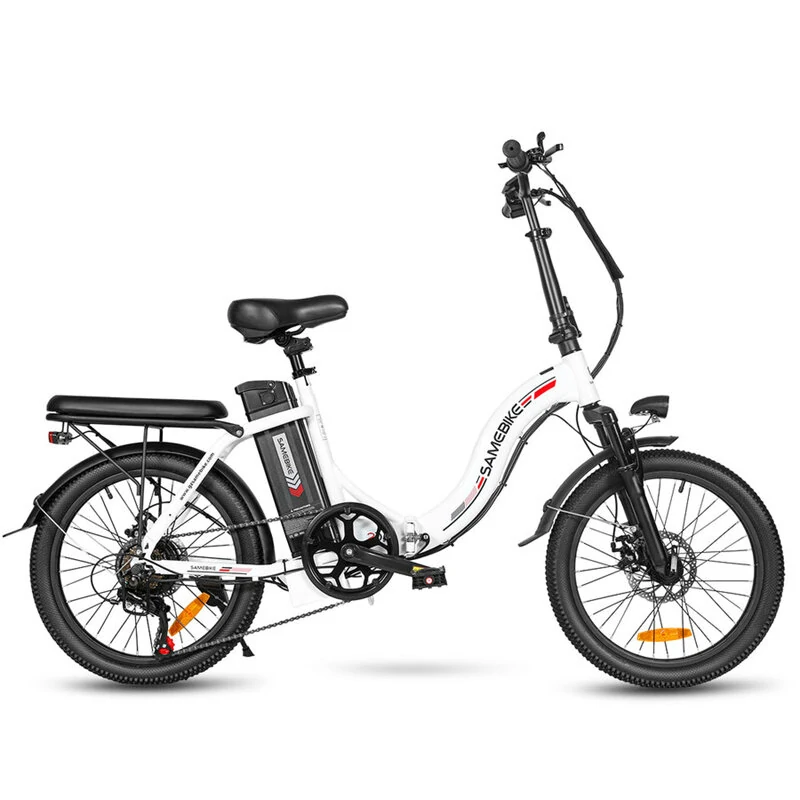 SAMEBIKE CY20 Electric Bike 36V 12AH Batteries 350W Motor 20 Inch 40KM Max Mileage 150KG Max Load Folding Electric Bicycle